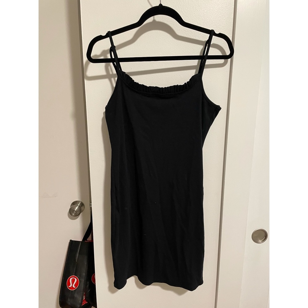 BCBG ribbed knit body con dress